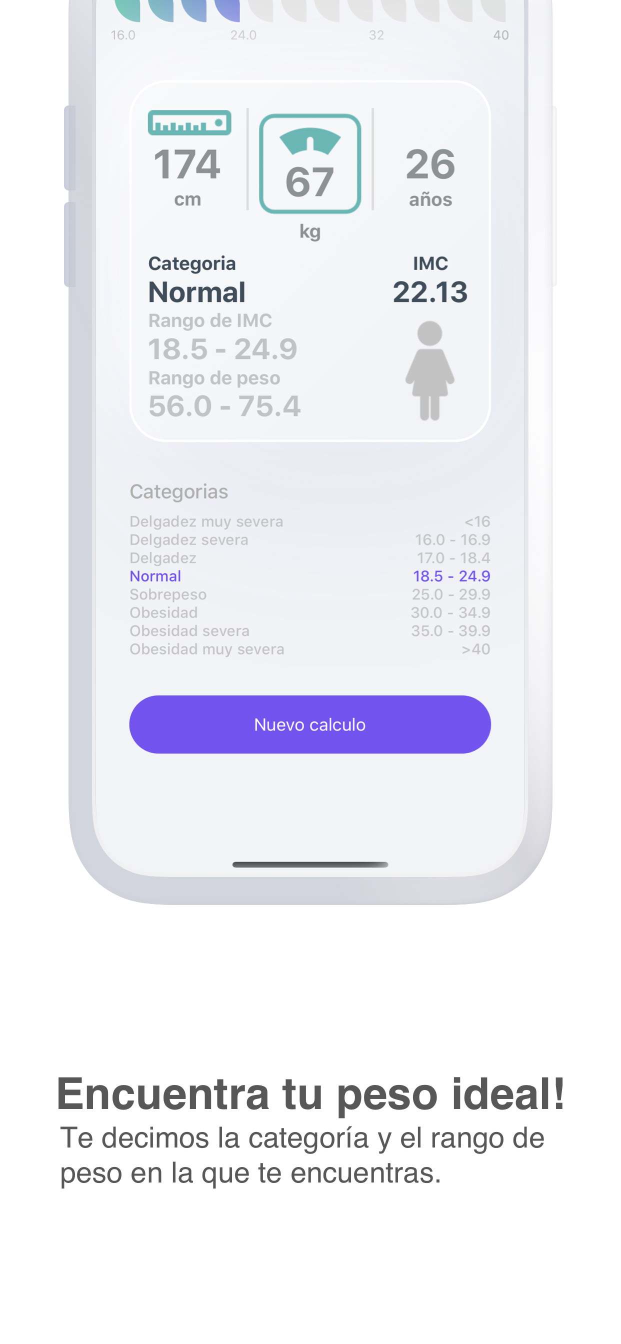 Vista previa de IMC Assistant